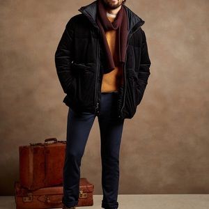 Banana Republic Navy Slim Traveler Pant